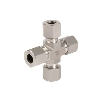 Фитинг с одним кольцевым соединением для крестообразной трубы